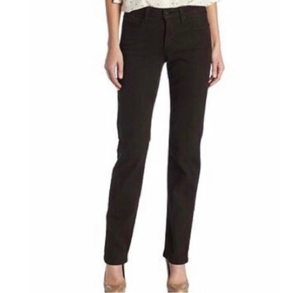 NYDJ Denim - NYDJ Mahogany Brown Legging Jeans sz 4